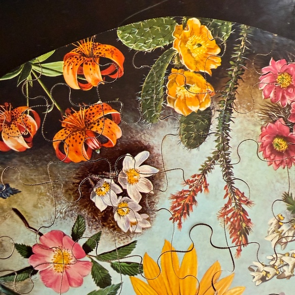 Vintage 1966 Springbok Puzzle Wild Flowers Approx. 60 Lg Pieces By Maynard Reece - Picture 13 of 15